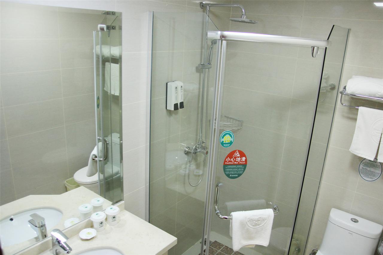 Greentree Inn Liaoning Dalian Development Zone Jinma Road Pedestrian Street Express Hotel Zimmer foto